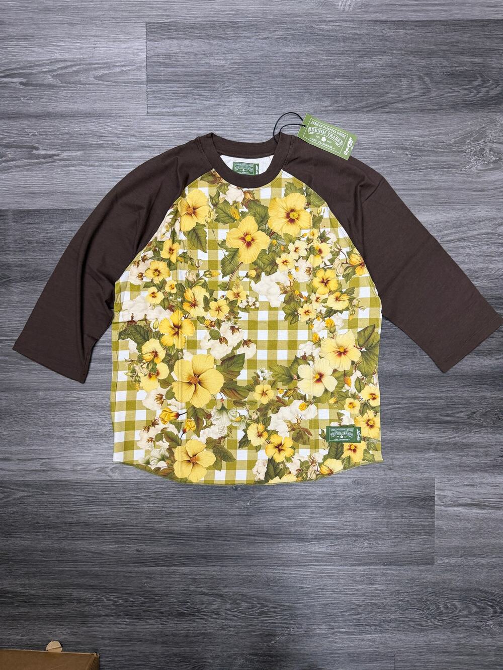 Denim Tears x Levi’s Baseball Tee Green Gold Men’s Size M New